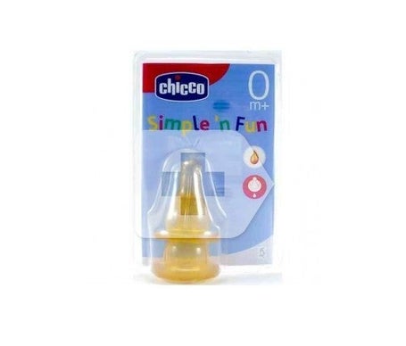 Chicco mamelon en caoutchouc bouche normale +0M 2uds 2uds