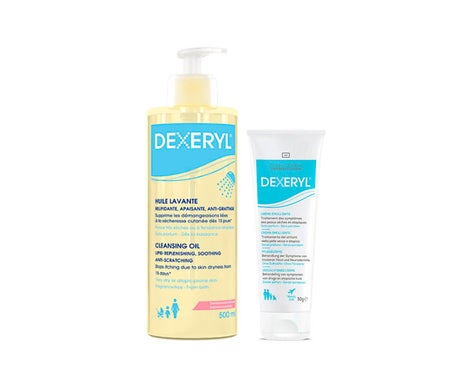 Dexeryl Pack Huile Nettoyante 500ml + Crème 50ml