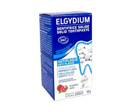 Elgydium Anti Plaque Solid Toothpaste 60comp