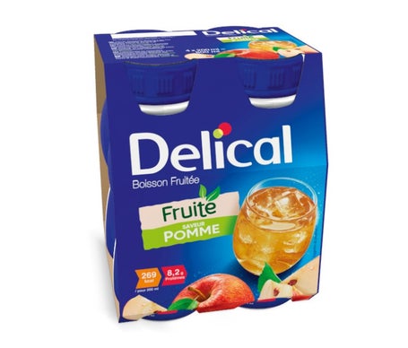 Delical Bois Fruit Pomme 200mlx4