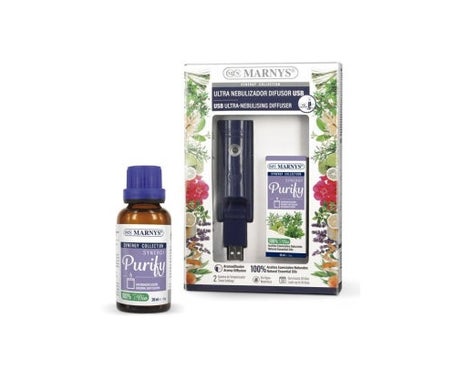 Marnys Pack Combo Pack Usb Ultra Nébuliseur + Synergy Purify