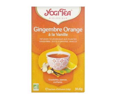 Yogi Tea Gingembre Orange à la Vanille 17 sachets