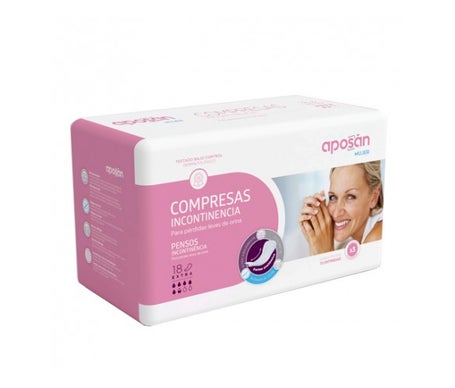 Aposan Incontinência Pensos Normal 18uds