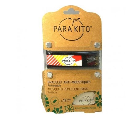Para'Kito Brazalete Repelente Anti Mosquitos Negro Fantasía 1ud