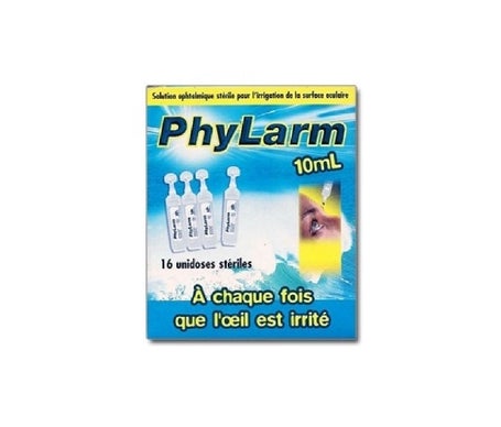 Phylarm Pack Solution Oculaire Irrigation 0,9% 16x10ml