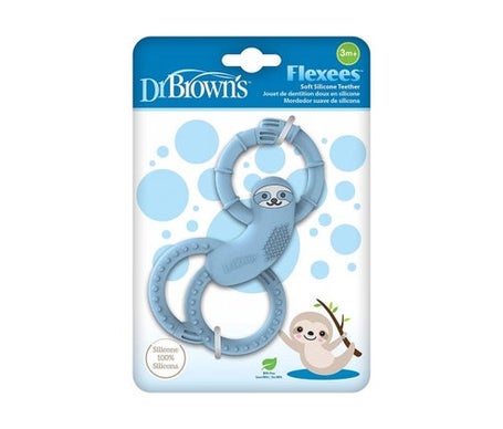Dr Browns Anneau de Dentition Paresseux Bleu 1ut