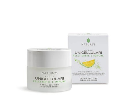 Nature's Acque Unicellulaire Gel Crème Rééquilibrant Visage 50ml
