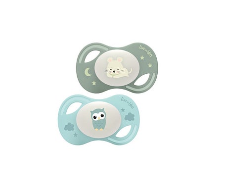 Luc Et Léa Collection Nuit Sucettes Anatomiques Extra-Slim C9 6-18m 2 Unités