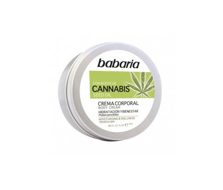 Babaria Crème pour le corps au cannabis 200ml