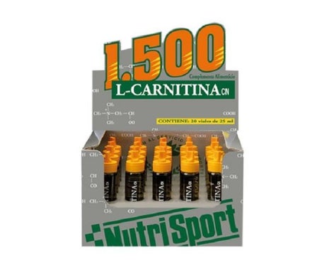 Nutrisport Carnitine 1500Mg Orange 20Flacons
