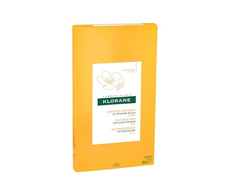 Klorane Bandes De Cire Jambe Froide À L'Amande Douce 6 Unités