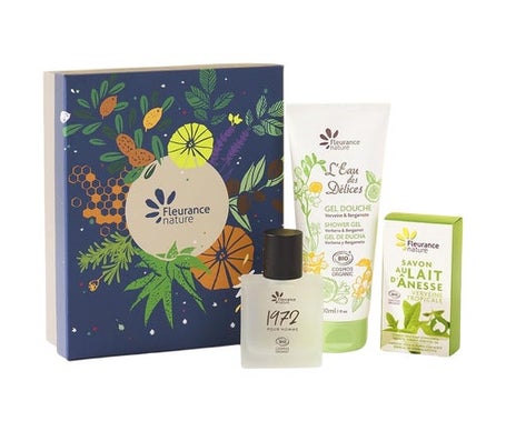Fleurance Nature Pack Homme Gel Douche Verveine + Parfum + Savon