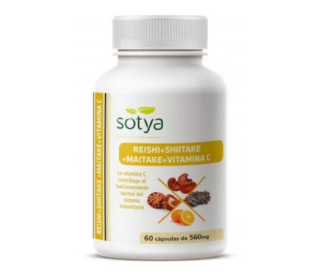 Sotya Reishi Maitake Y Shiitake 60Cáps