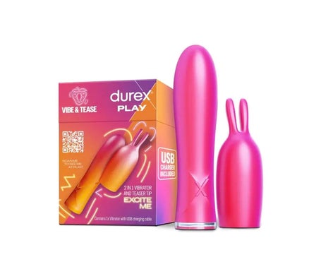 Durex Vibe & Tease Lapin Vibrateur 2 en 1 1ut