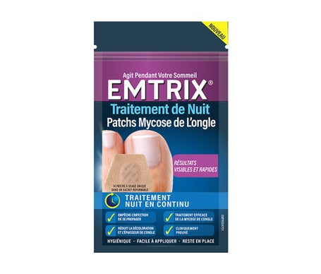 Emtrix Patch Nuit Mycose Ongles 14uts
