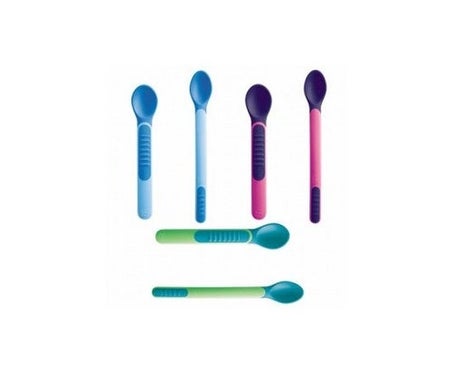 MAM Cuillères Thermosensibles avec Etui lot de 2