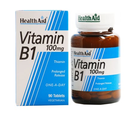 Health Aid Vitamina B1 100mg 90 Tabletas *