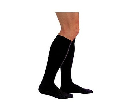 Medilast Silver Edition noir chaussette de compression forte T-M 1ud