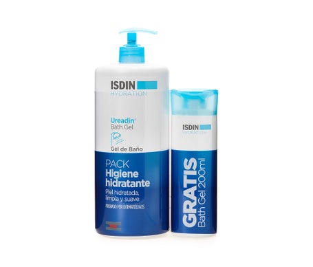 Isdin Ureadin Gel Bain Peau Sèche 1000 ml + 200 ml