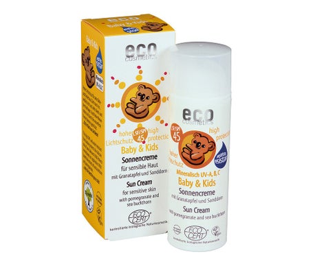 Eco Cosmétique Crème Solaire pour Enfants Spf45 50 Ml