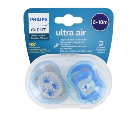 Avent Sucettes Ultra Air 6-18M 2uts