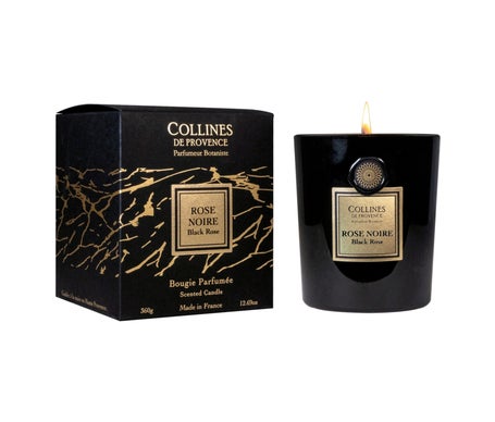 Collines de Provence Bougie Parfumée Rose Noire 360g
