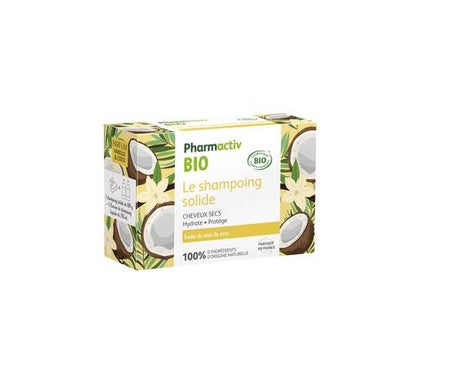 Pharmactiv Champú Sólido Cabello Seco Bio 60g