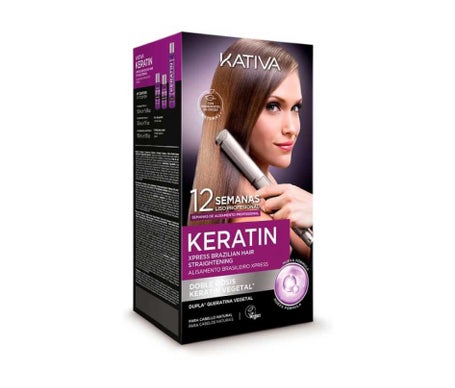 Kativa Kit Lissant Brésilien Vegan Xpress Double Kératine 225ml