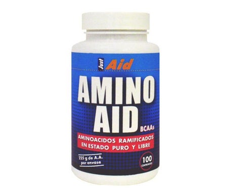 Just Aid Amino Aid Bcaa Acides aminés à chaîne ramifiée 300Comp