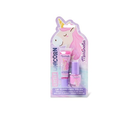 Martinelia Set Little Unicorn Lip Gloss + Nail Polish