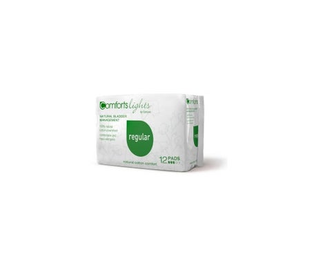 Cottons Comforts Coussinet Régulier Incontinence Coton 12uts