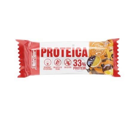 Nutrisport Protein Bar Dark Chocolate & Orange Bio 44g
