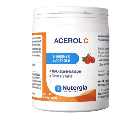 Nutergia Acerol-C 60+12comp