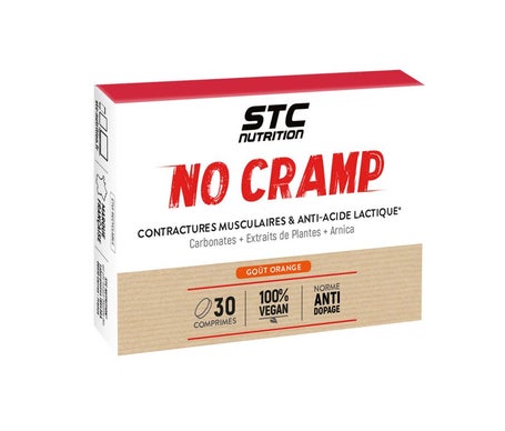 STC NUTRITION - No Cramp - Favorise la contraction musculaire - Anti-crampes & anti-acide lactique - Aide à lutter contre la fatigue - Sans Gluten - Cure 30 jours - Marque Française-image