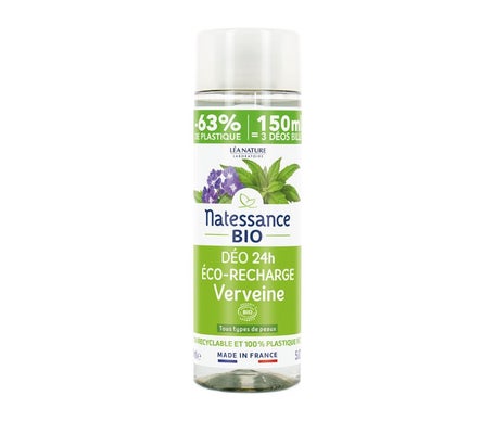 Natessance Bio Deodorant Rechargeable Verveine 150Ml-image