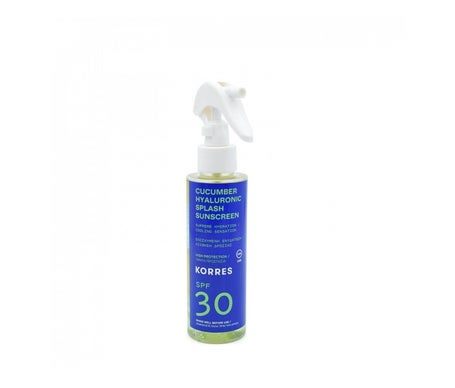 Korres Cucumber Hyaluronic Splash Sunscreen SPF30 150ml