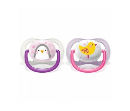 Philips Avent Ultra Air Sucettes 0-6m Mixte Animals 2 Unités