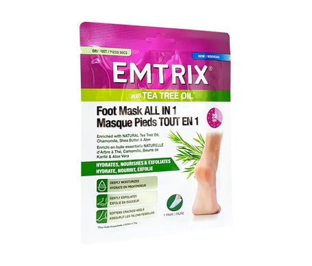 Emtrix Masque Pieds Tout En Un 1 Paire