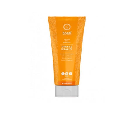 Shampooing vitalité à l'orange Khadi 200ml