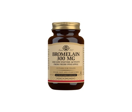 Solgar Bromelaïne 300mg 60 gélules végétales
