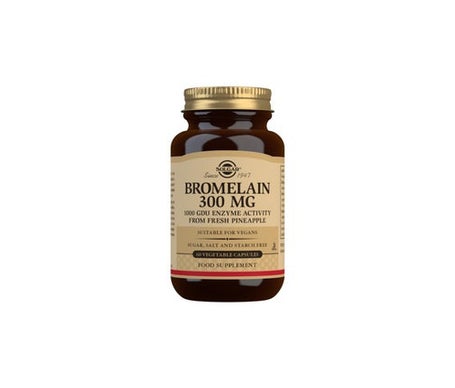 Solgar Bromelaïne 300mg 60 gélules végétales