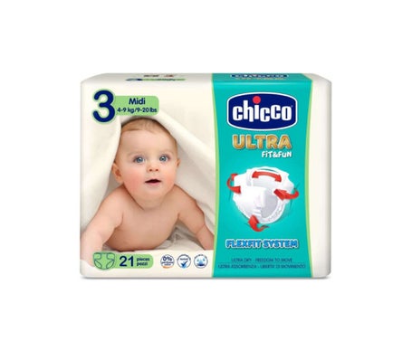 Pañales Chicco T2 5-9kg 21u