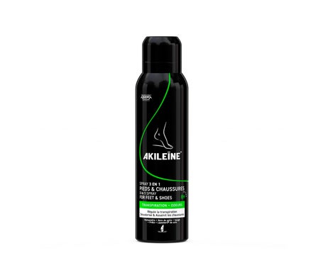 Akileïne Déodorant 3 En 1 Pieds Spray 150ml