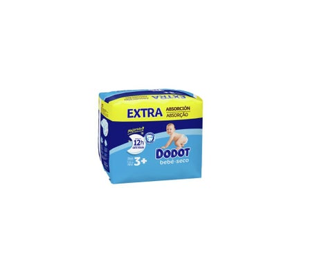 Dodot Baby Dry Extra T3+ 70 pièces