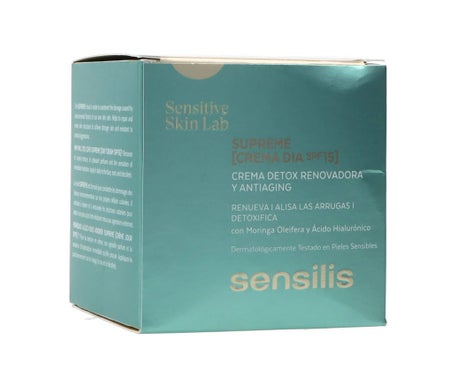 Sensilis Supreme Detox Day Cream SPF15 50ml