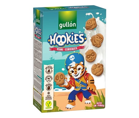 Gullón Hookies Mini Céréales Cookies Sans Lactose Vegan 250g