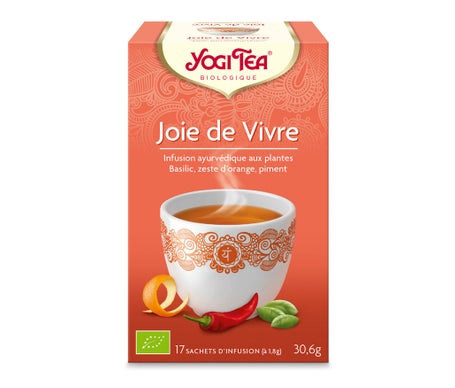 Yogi Tea Infusion Ayurvédique Joie de Vivre Bio 17 sachets de 1,8g