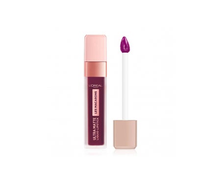 L'Oréal Les Macarons Rouge à Lèvres Liquide Mat 830 Cassis Crush 1pc