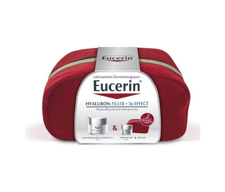 Eucerin Kit Routine Hyaluron Filler 3X Effect Jour Peaux Sèches
