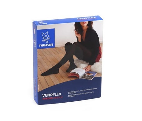Thuasne Venoflex 2 Kokoon Absolu Chaussette Fem Noir T4N 1 Paire